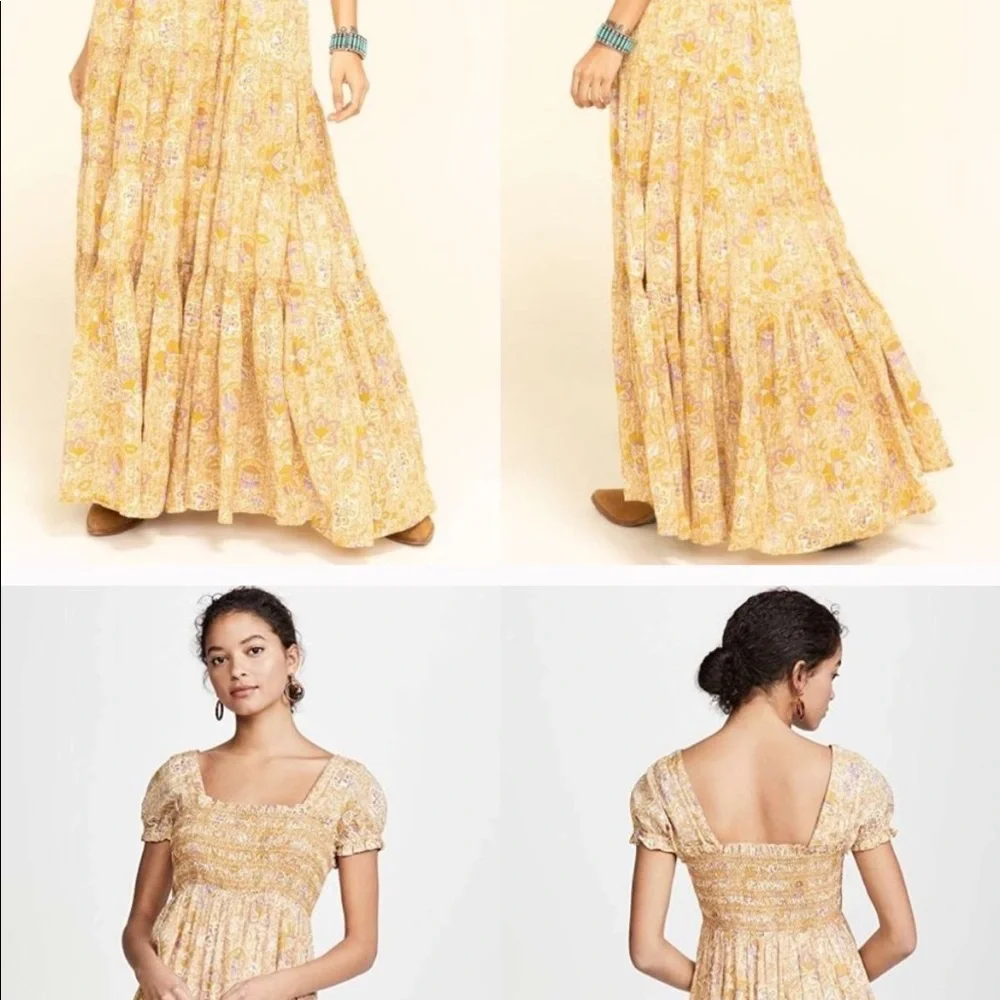 Free People Yellow Floral Maxi Dress - Picture 2 of 6